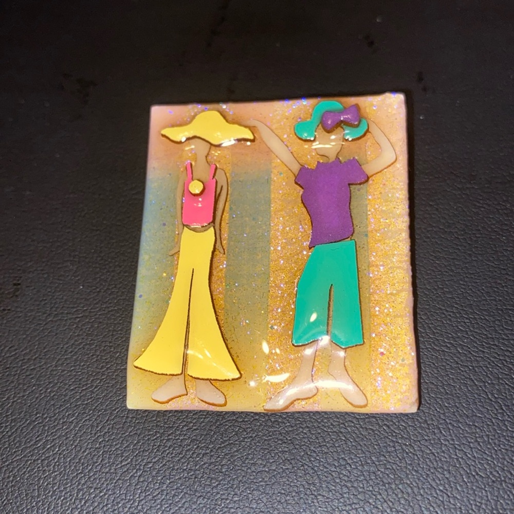 Designer Vintage Lucinda Woman Pins Brooch